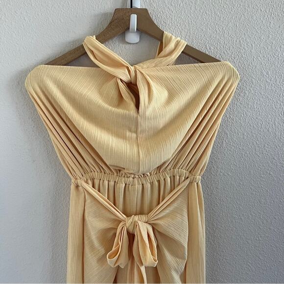 NWOT Free People Beach Muted Orange Goddess Dress Small - Picture 2 of 11